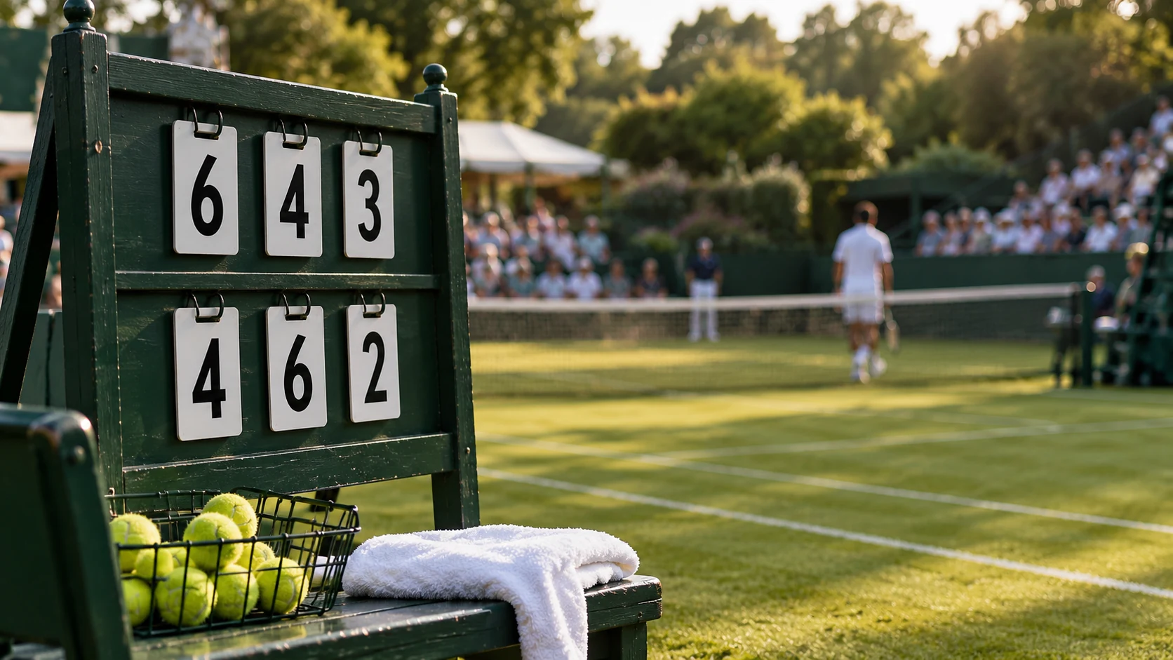 Illustrative tennis image