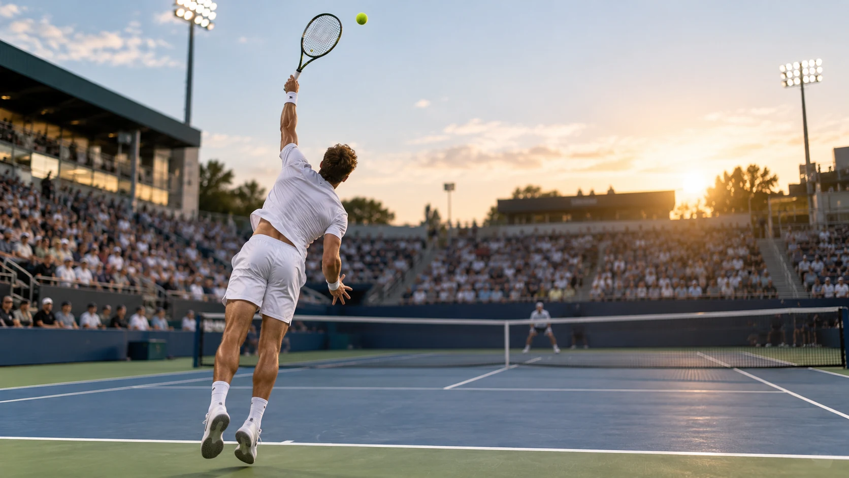 Illustrative tennis image